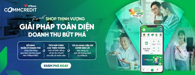 VPBank ra mắt Shop Thịnh Vượng, giải pháp quản trị tài chính chuyên biệt cho hộ kinh doanh
