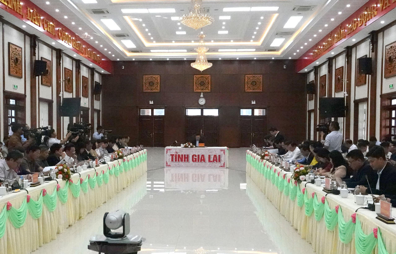 Phó Thủ tướng Chính phủ Trần Lưu Quang làm việc với các tỉnh Tây Nguyên 