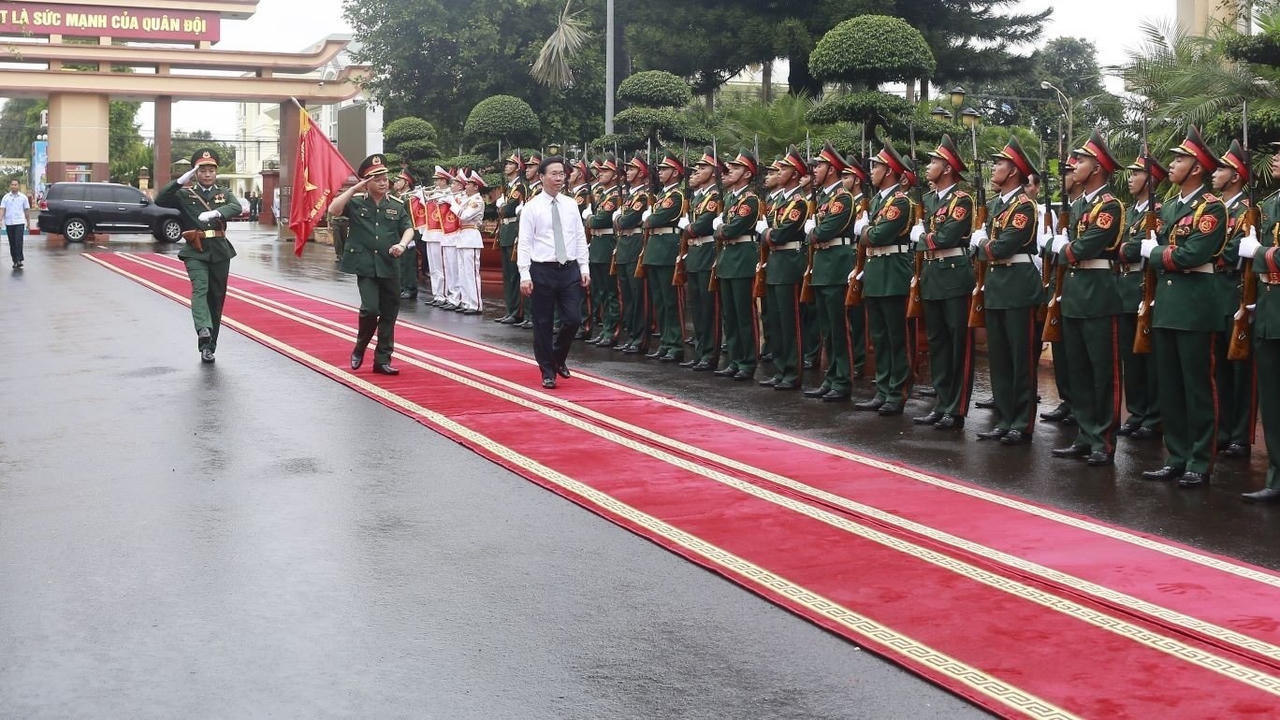 Chủ tịch nước Võ Văn Thưởng: "Tiếp tục củng cố thế trận lòng dân vững chắc"