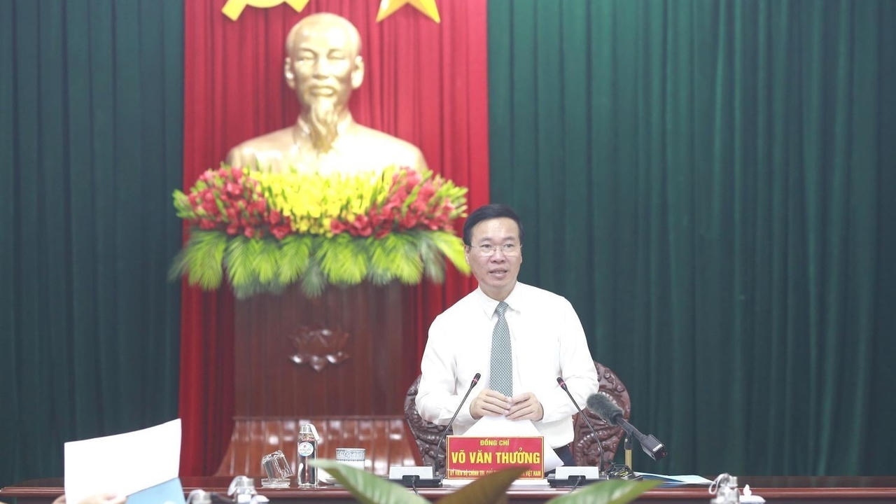 Chủ tịch nước Võ Văn Thưởng: "Tiếp tục củng cố thế trận lòng dân vững chắc"