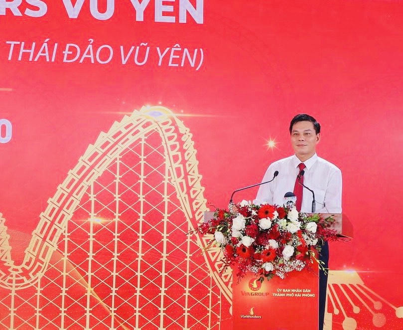 Thủ tướng Chính phủ dự lễ Khởi công dự án Công viên chủ đề VinWonders tại Hải Phòng