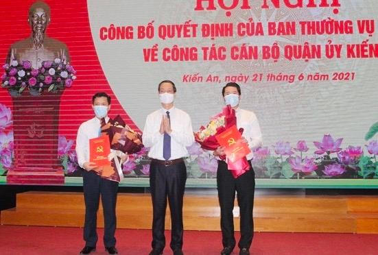 Hải Phòng: Công bố các quyết định chủ chốt về công tác cán bộ
