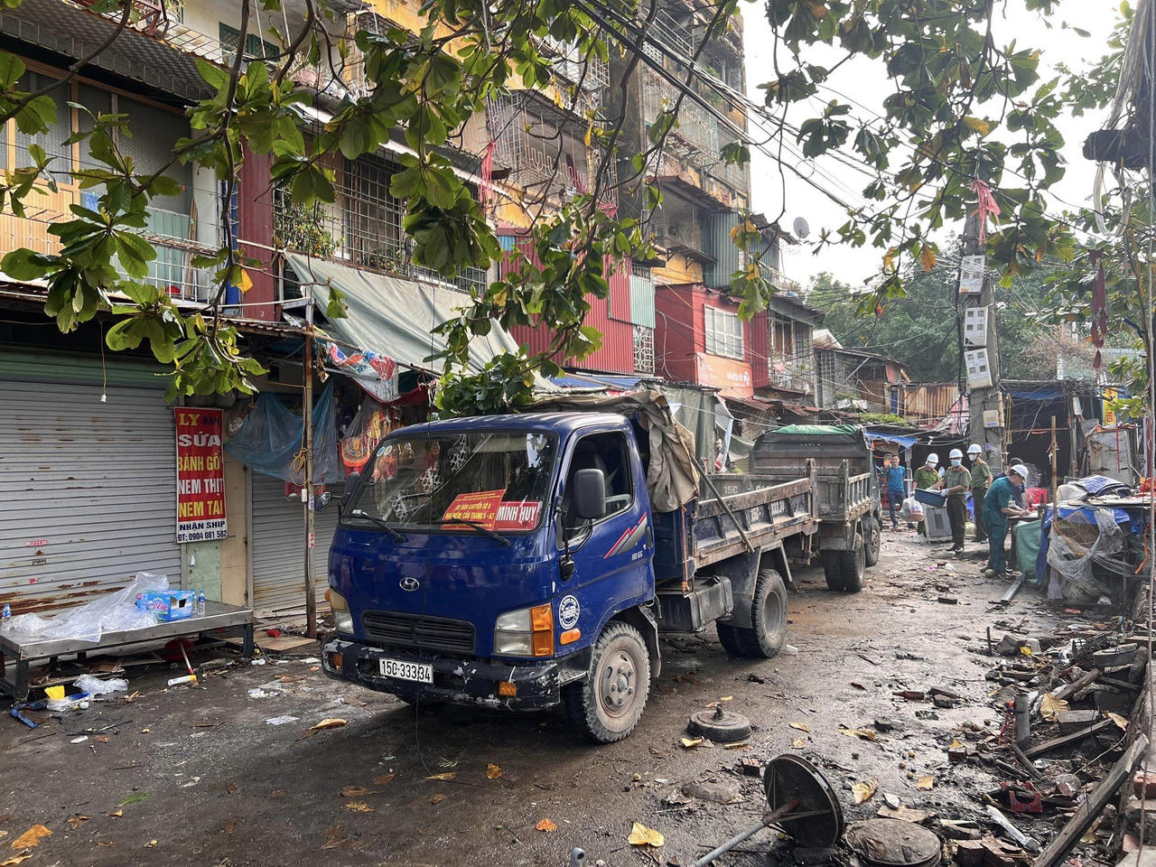 Hải Phòng tiến hành di dời tài sản hơn 300 hộ dân khỏi chung cư cũ