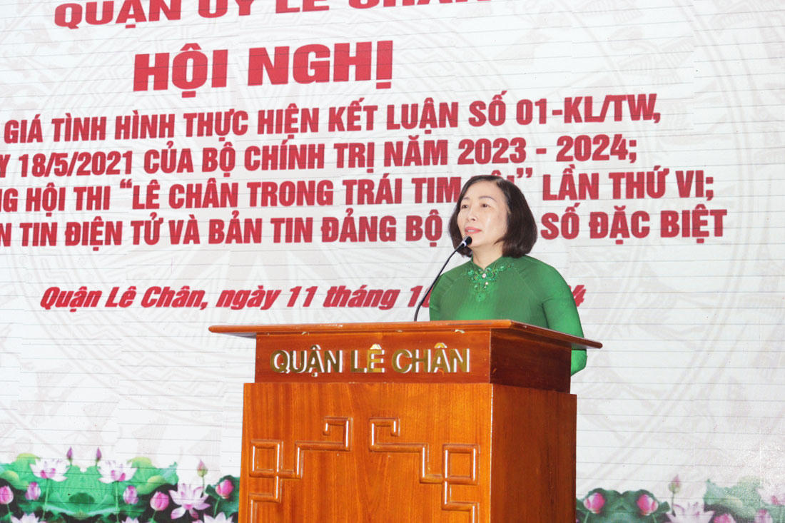 Đẩy mạnh học tập, làm theo tấm gương Bác Hồ và phát động Hội thi 'Lê Chân trong trái tim tôi'