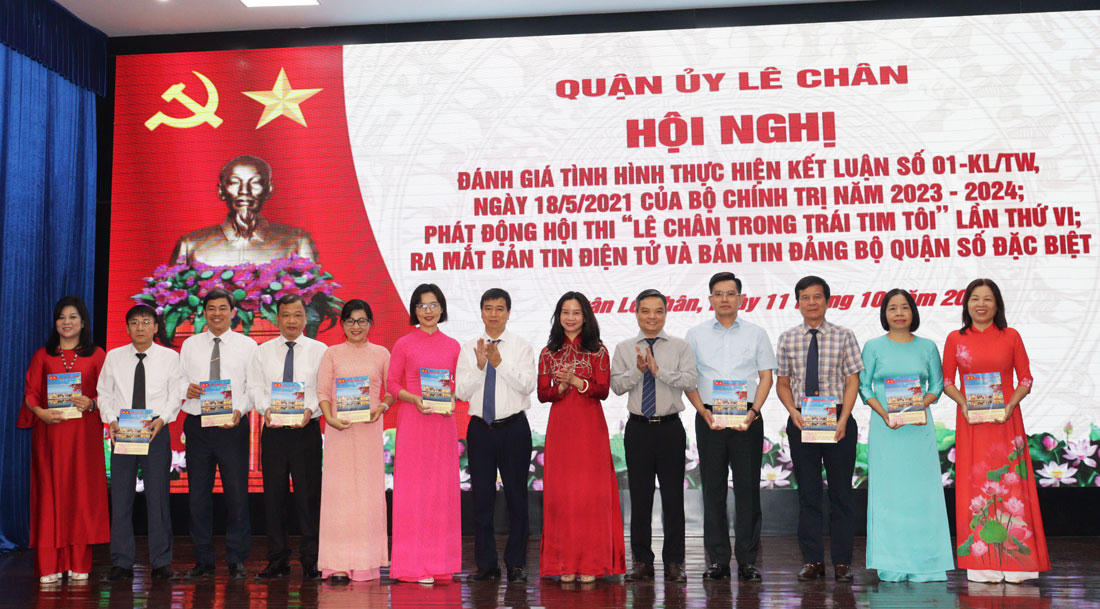 Đẩy mạnh học tập, làm theo tấm gương Bác Hồ và phát động Hội thi 'Lê Chân trong trái tim tôi'
