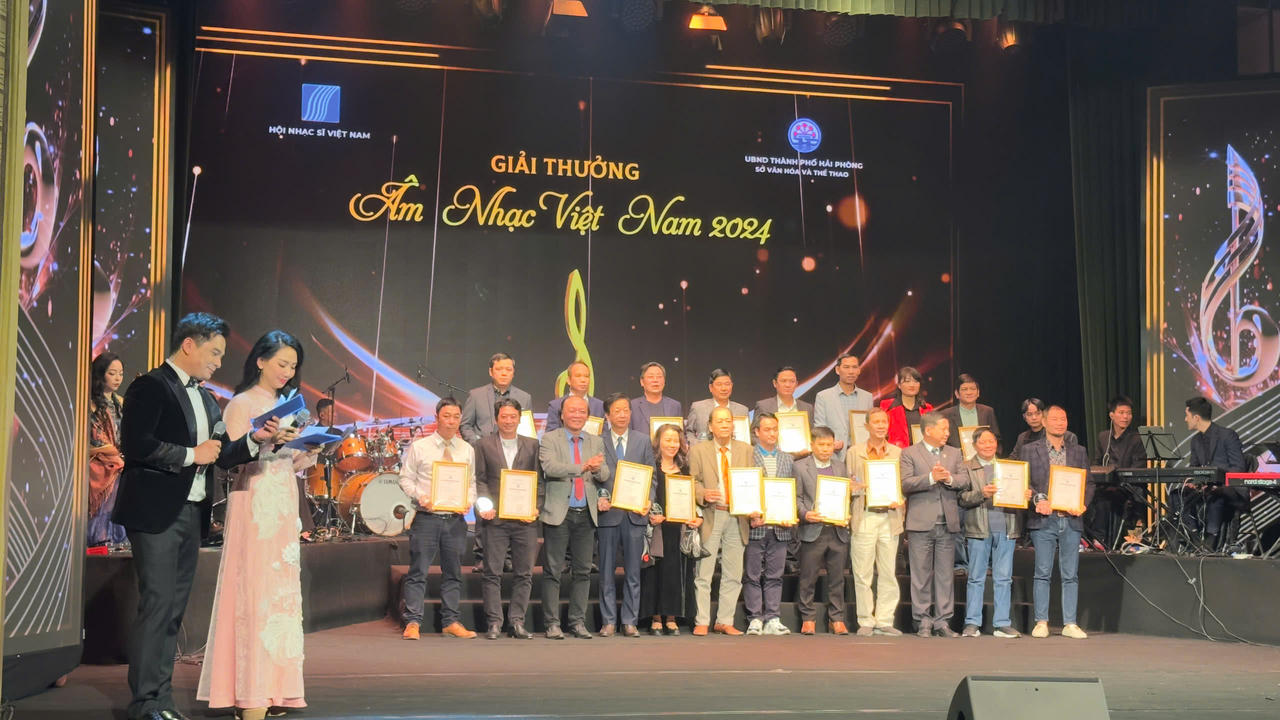 Giải thưởng Âm nhạc Hội Nhạc sĩ Việt Nam 2024: Tôn vinh những đóng góp xuất sắc cho nền âm nhạc Việt Nam