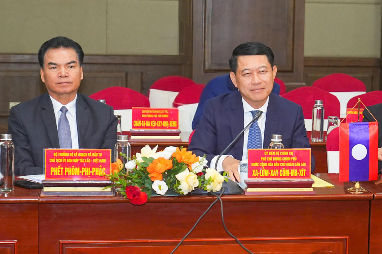 Lãnh đạo TP Hải Phòng tiếp đón Đoàn Lãnh đạo cấp cao nước CHDCND Lào 