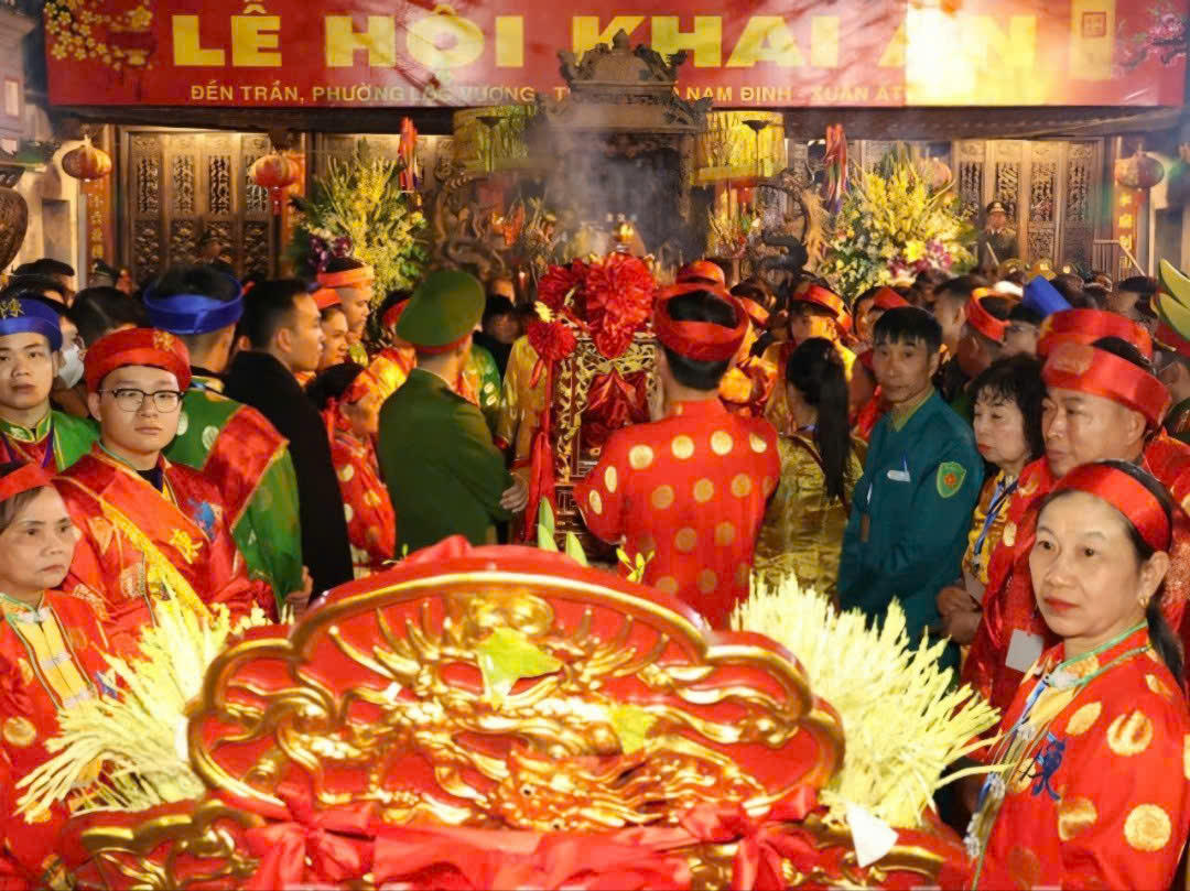 Nam Định tổ chức Lễ Khai ấn Đền Trần Xuân Ất Tỵ năm 2025