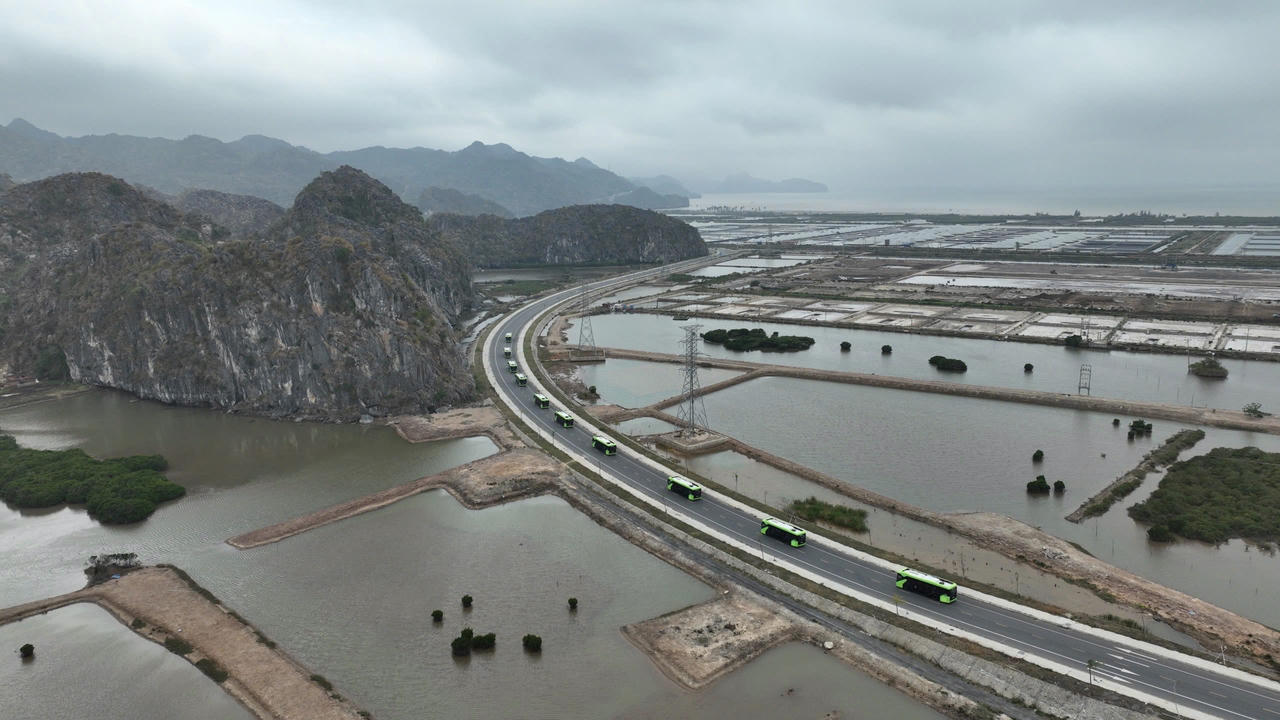 Miễn phí tuyến xe điện mới cho du khách tại đảo Cát Bà từ 18/4