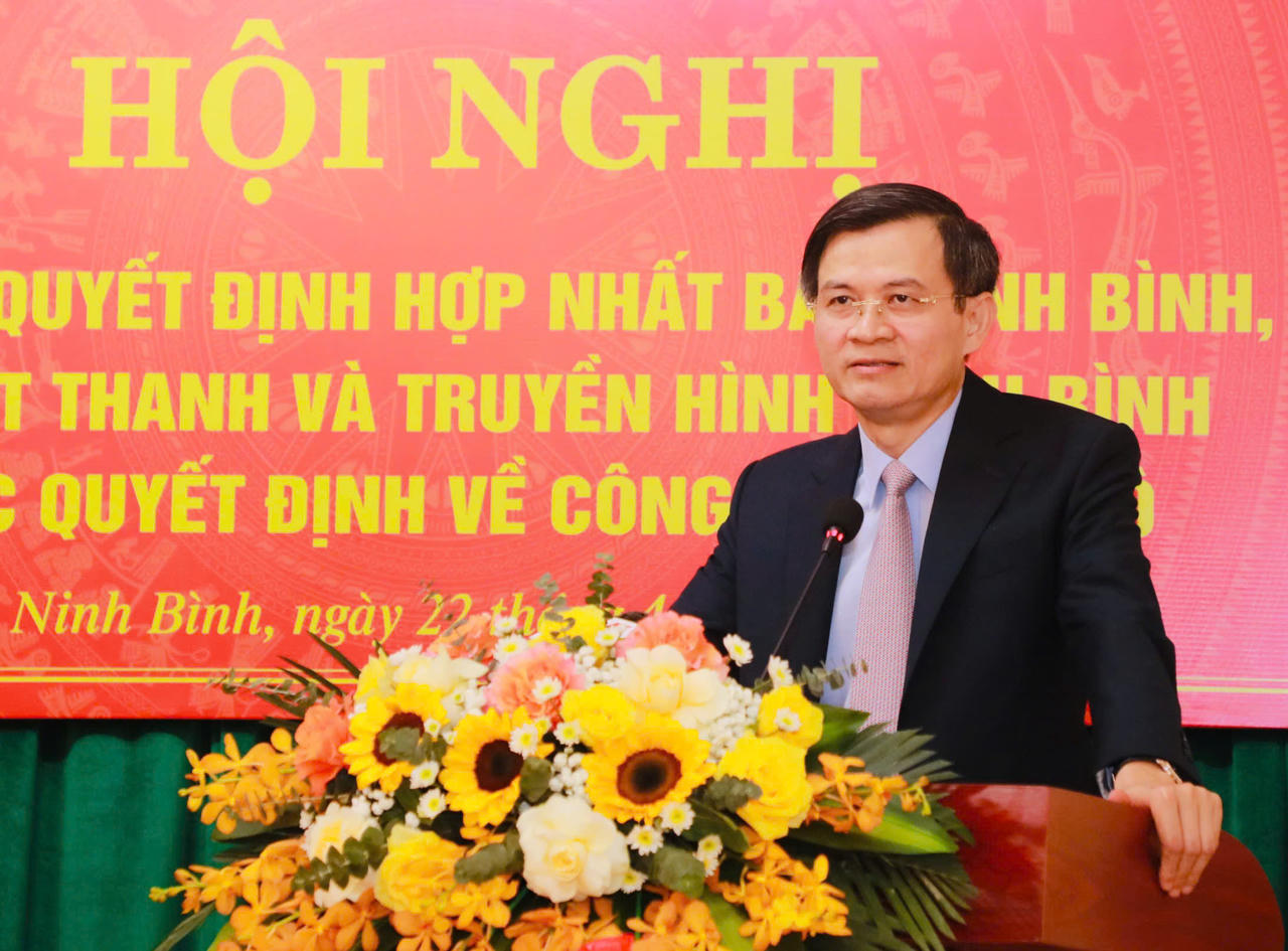 Ông Bùi Ngọc Quang giữ chức vụ Tổng biên tập Báo và Đài phát thanh - Truyền hình Ninh Bình