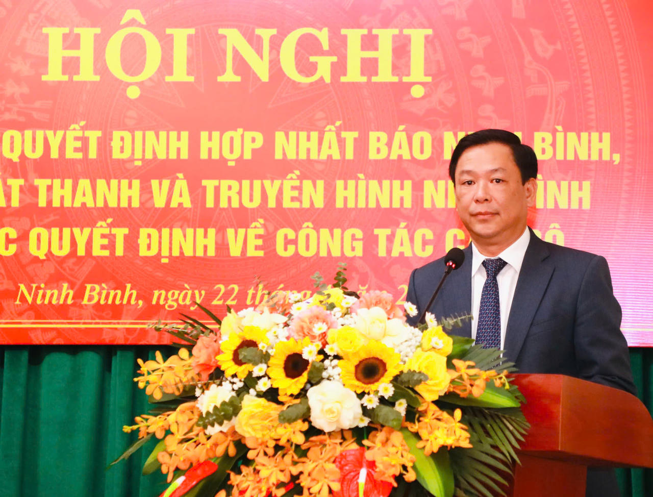 Ông Bùi Ngọc Quang giữ chức vụ Tổng biên tập Báo và Đài phát thanh - Truyền hình Ninh Bình