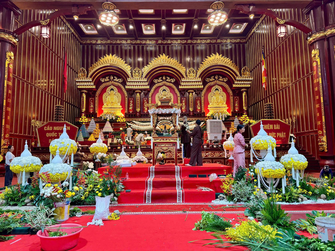 Yên Tử chuẩn bị chu đáo cho sự kiện tôn trí, chiêm bái Xá lợi Đức Phật