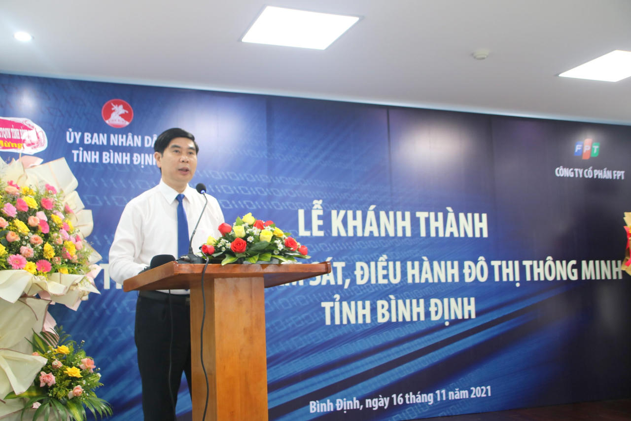 Khai trương Trung tâm Giám sát, điều hành đô thị thông minh tỉnh Bình Định