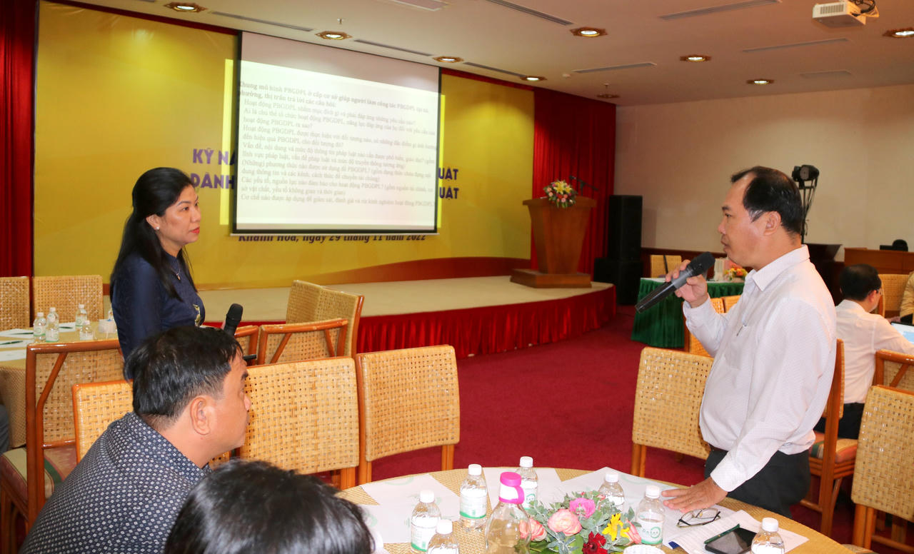 Bộ Tư pháp tổ chức Hội nghị tập huấn kỹ năng phổ biến, giáo dục pháp luật tại Khánh Hòa