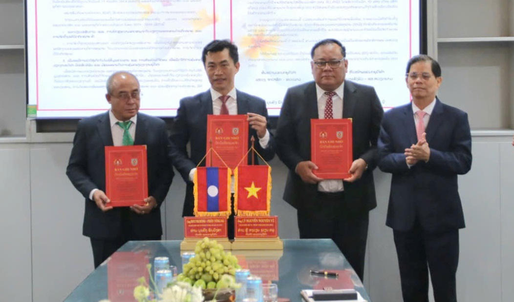 Sở Tư pháp tỉnh Khánh Hòa ký kết bản ghi nhớ hợp tác với hai Sở Tư pháp nước bạn Lào