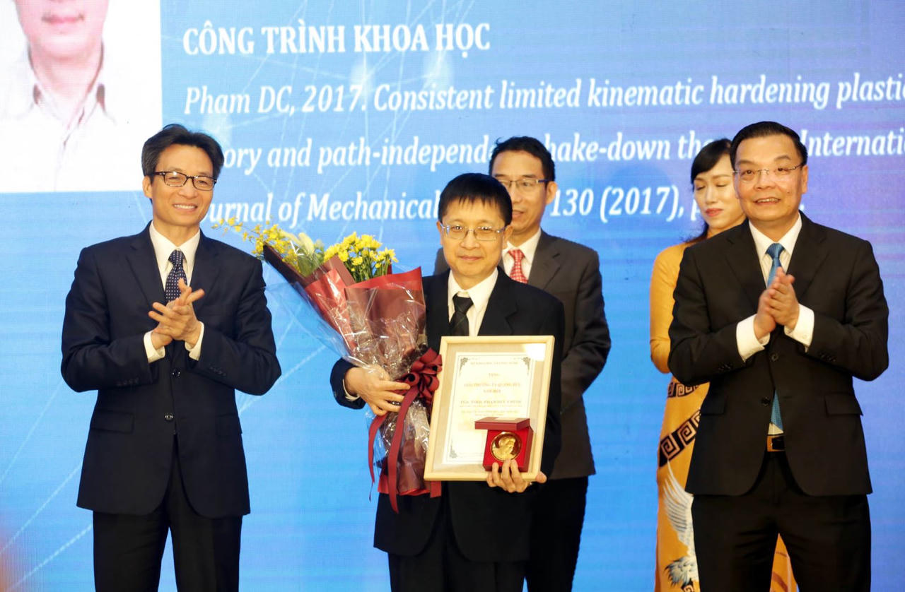 Ba nhà khoa học được tôn vinh Giải thưởng Tạ Quang Bửu 2019