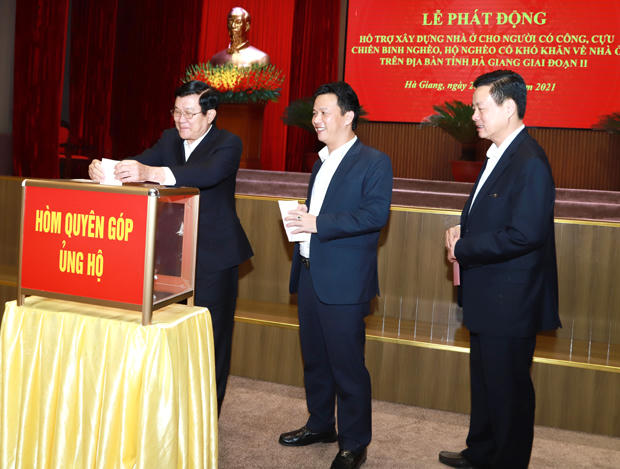 Phát động hỗ trợ xây dựng nhà ở cho người có công, CCB nghèo, hộ nghèo khó khăn về nhà ở, giai đoạn 2