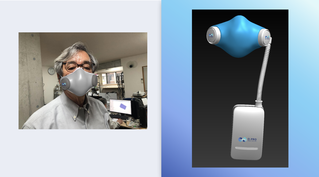 Khẩu trang không khí của tương lai - phát minh mới của “cha đẻ” máy thở MV20