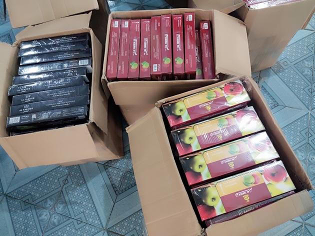 Thu giữ lô hàng hương liệu Shisha số lượng lớn tại Phú Yên