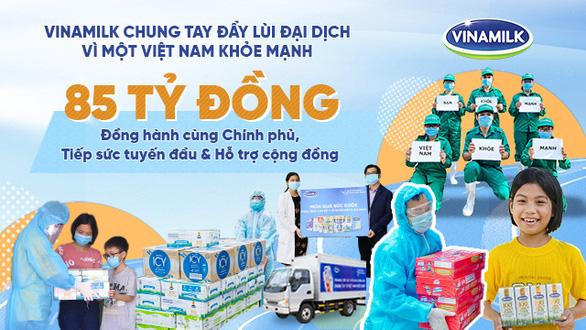 Vinamilk tiếp sức tuyến đầu chống dịch tại 50 bệnh viện trên cả nước