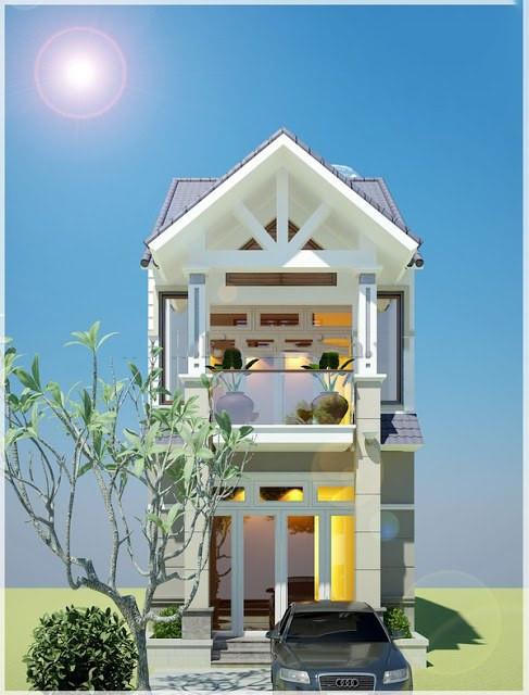 Ngẩn ngơ trước những mẫu nhà 2 tầng mái Thái giá 500 triệu