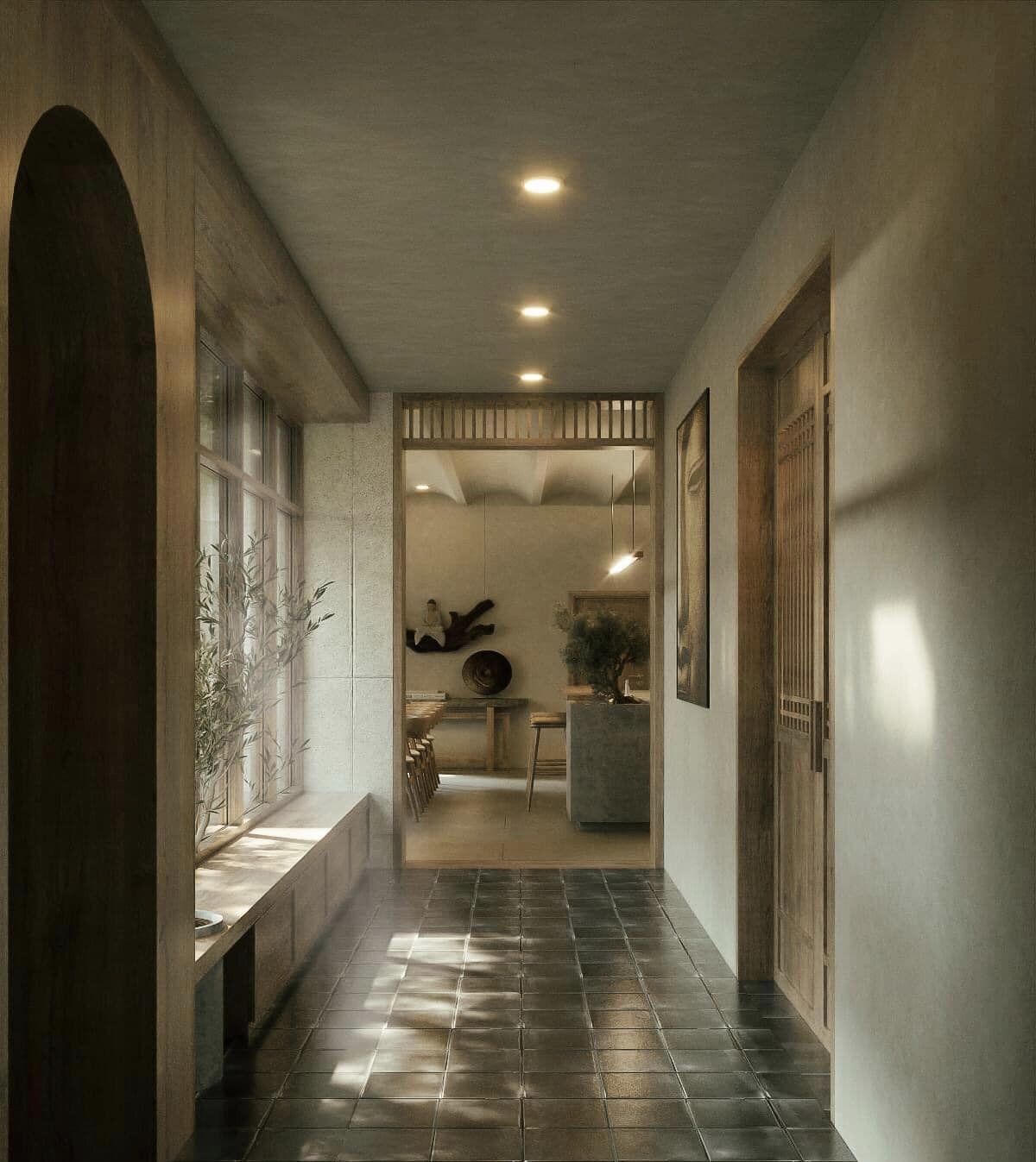 Kiến trúc độc đáo của ngôi nhà mang phong cách “Nhà hướng nội”