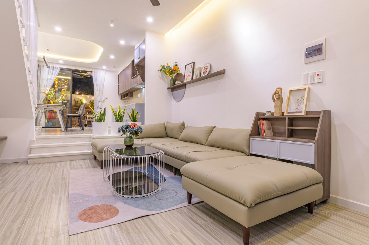 Ngôi nhà nhiều công năng với sân vườn siêu rộng trên tổng diện tích 75m2