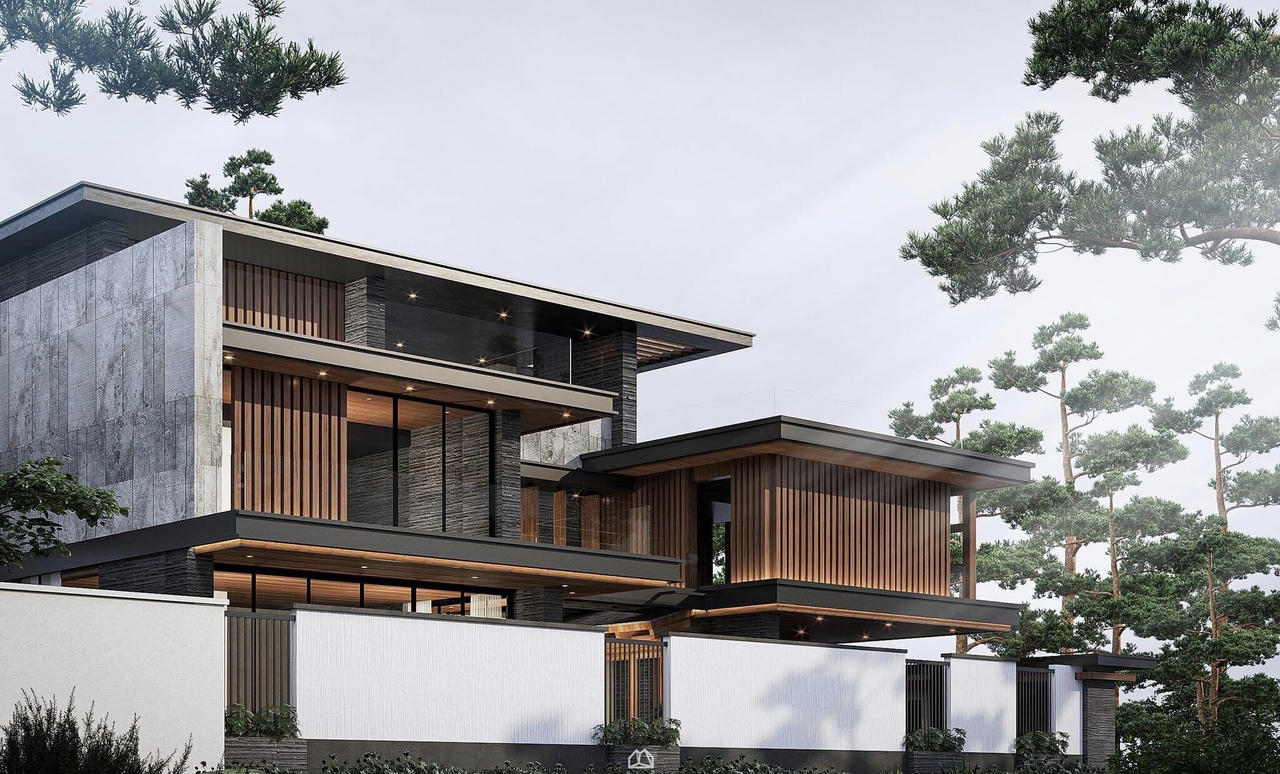 Kiến trúc độc đáo của ngôi nhà mang phong cách “Nhà hướng nội”