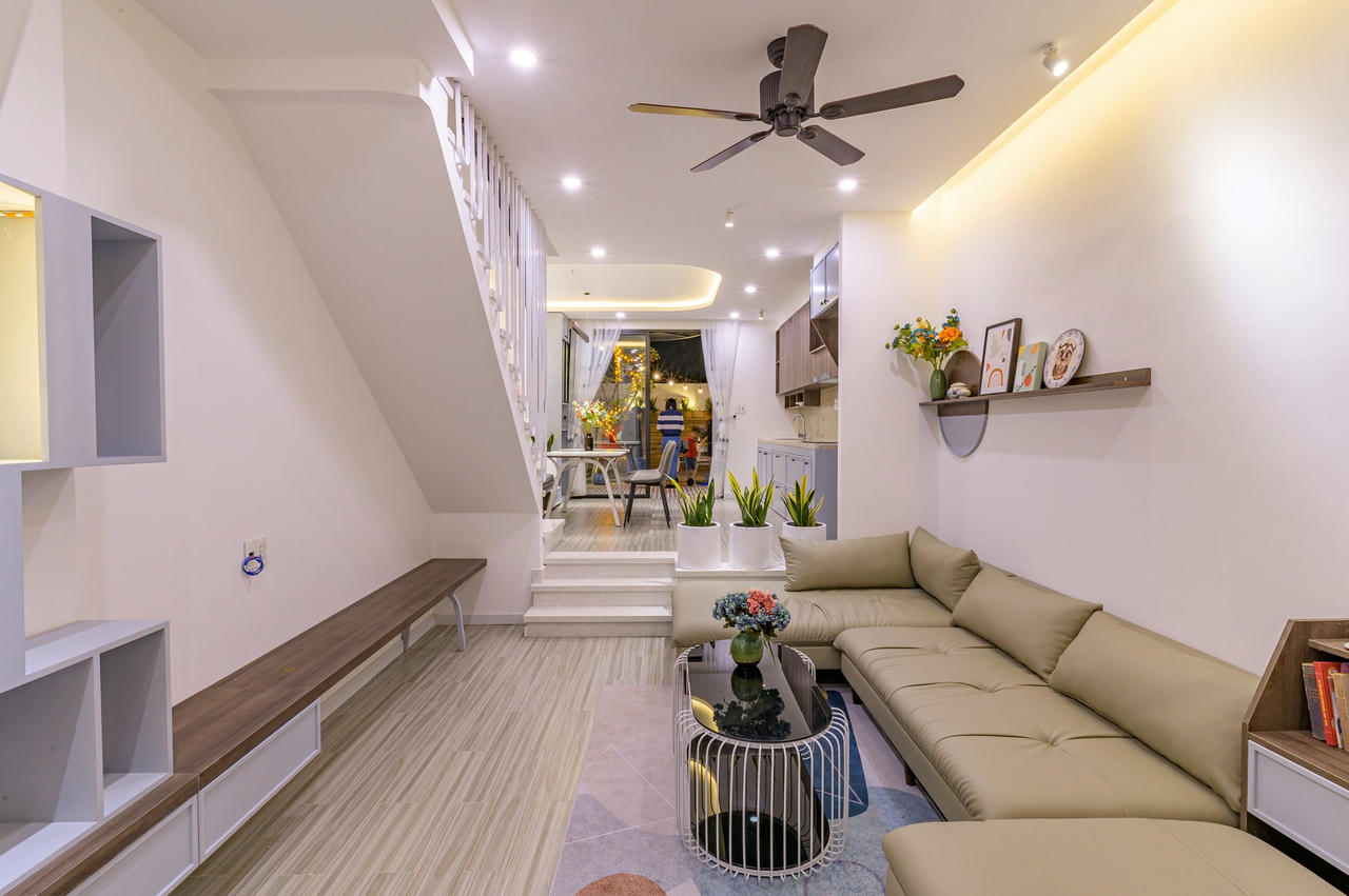 Ngôi nhà nhiều công năng với sân vườn siêu rộng trên tổng diện tích 75m2