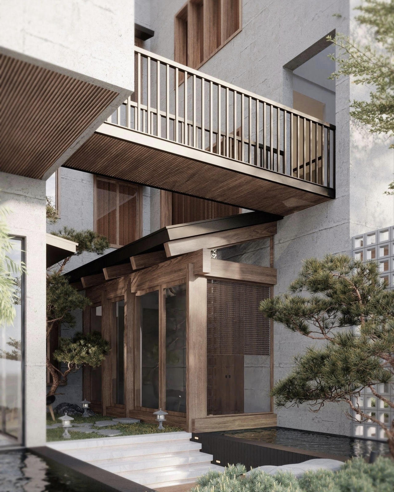 Kiến trúc độc đáo của ngôi nhà mang phong cách “Nhà hướng nội”