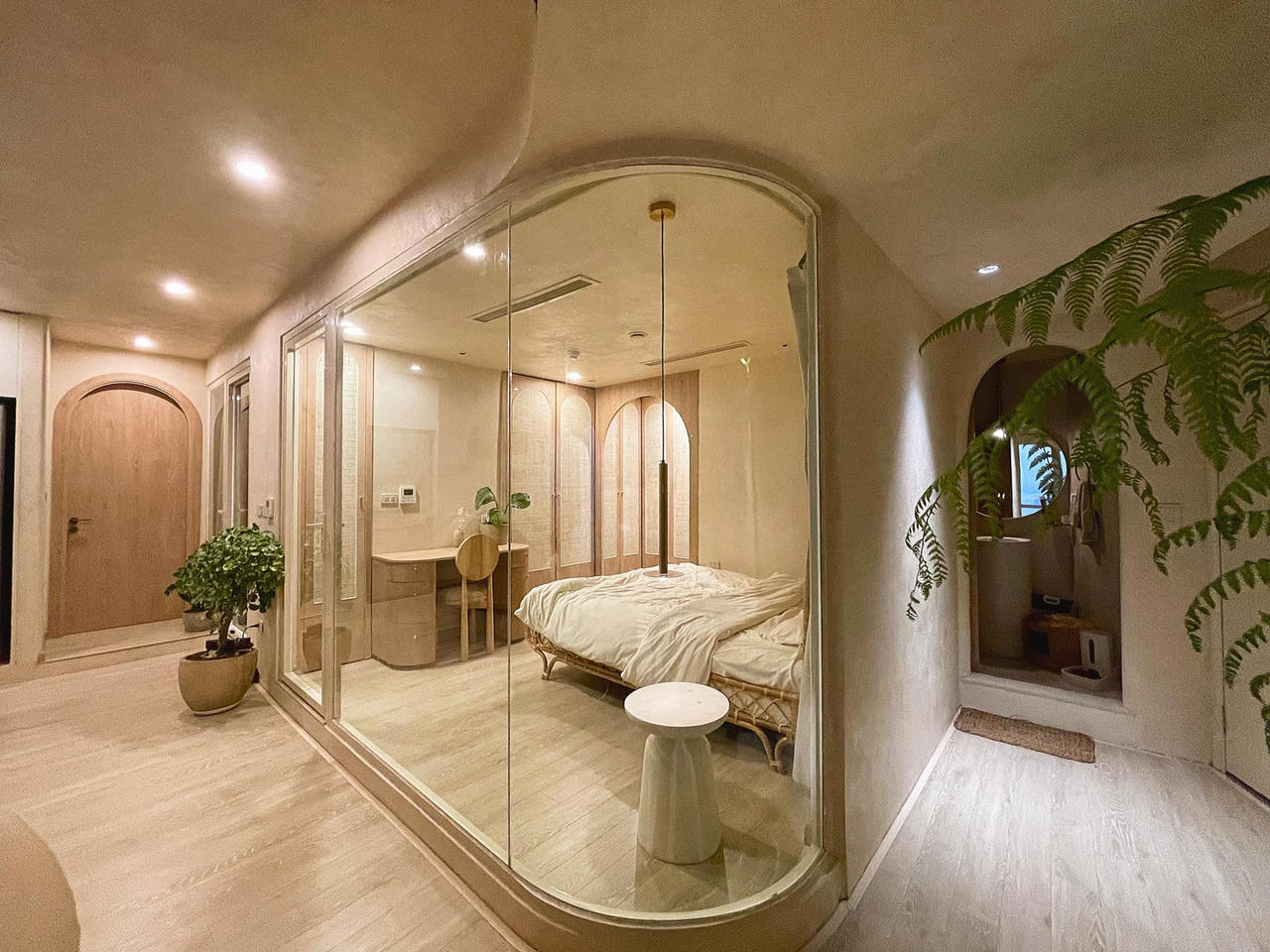 Căn hộ mang phong cách wabisabi mộc mạc, đậm chất thiền tịnh