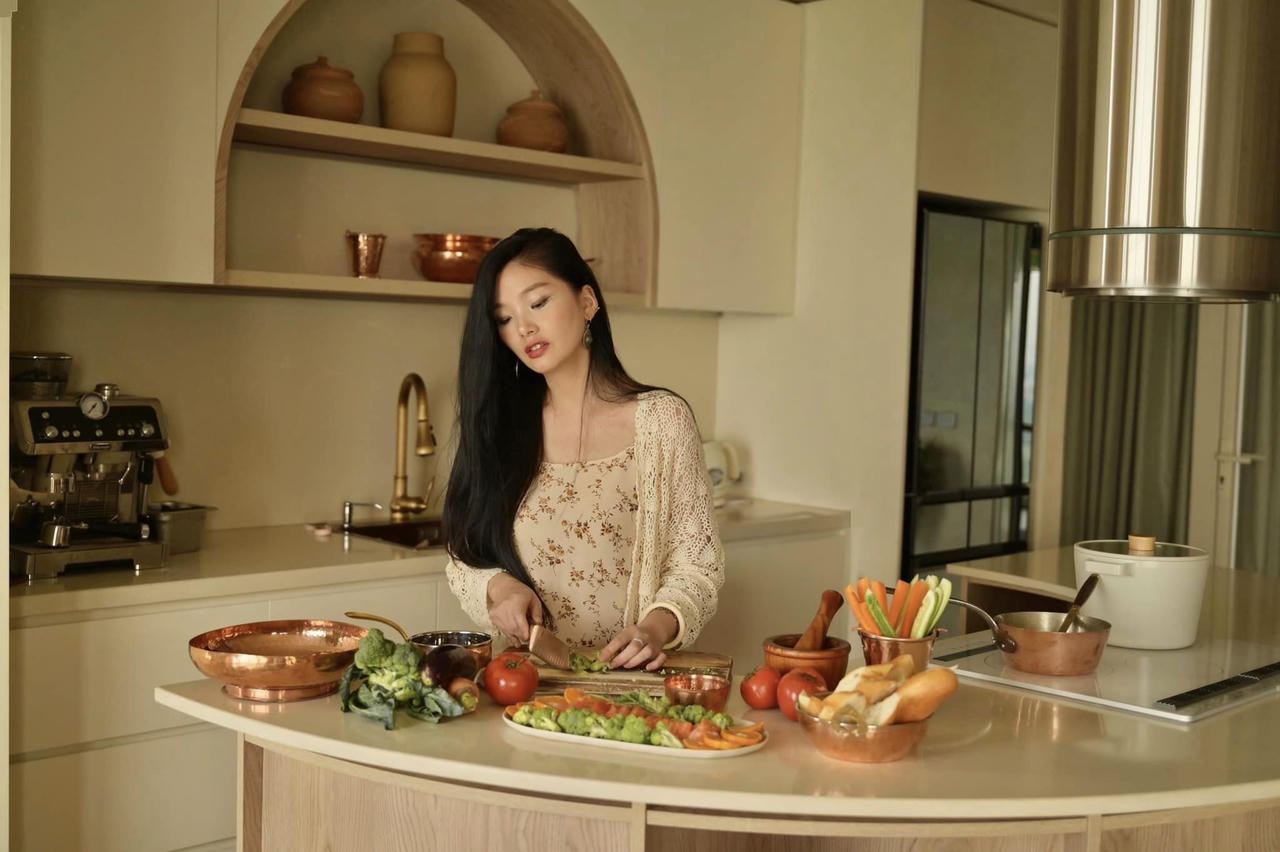 Căn hộ mang phong cách wabisabi mộc mạc, đậm chất thiền tịnh