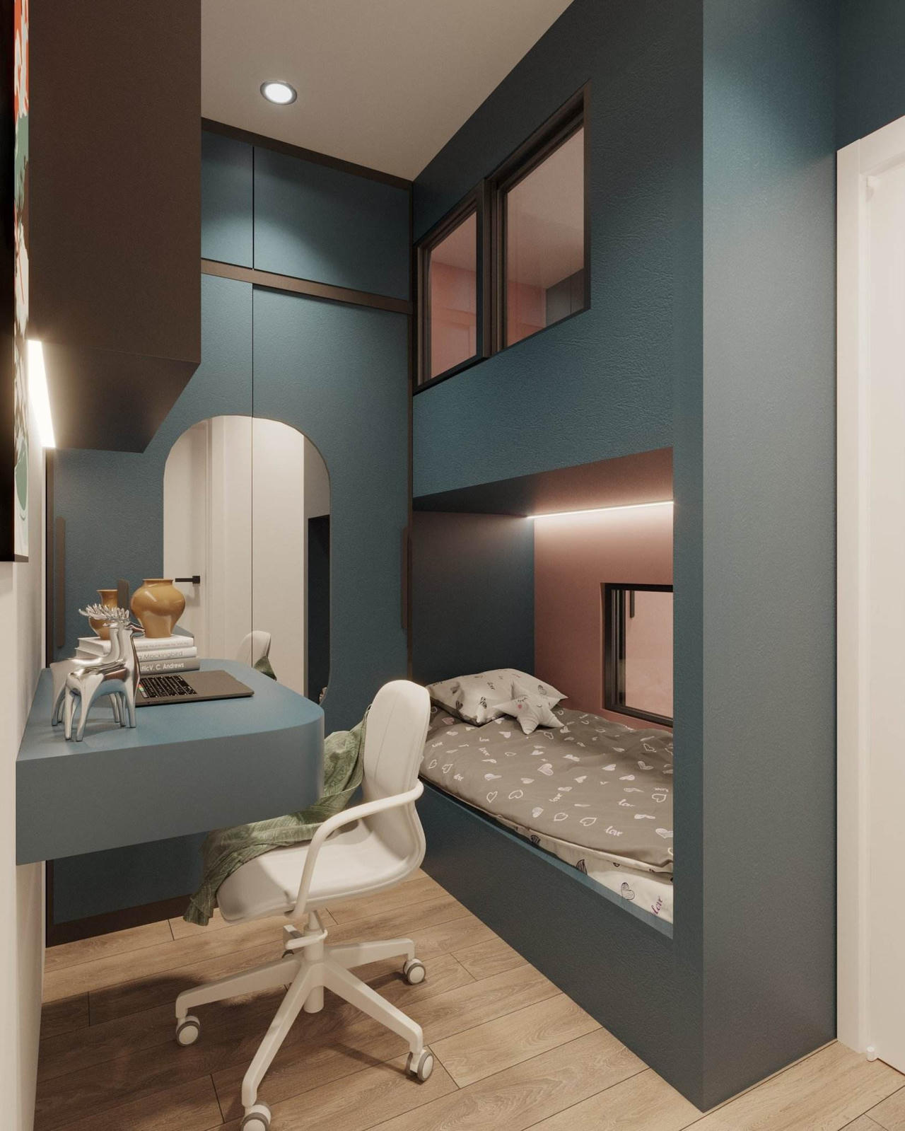 Biến căn hộ 1,5 phòng thành căn hộ 3 phòng ngủ đầy tiện nghi