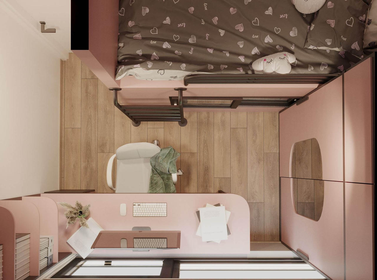 Biến căn hộ 1,5 phòng thành căn hộ 3 phòng ngủ đầy tiện nghi