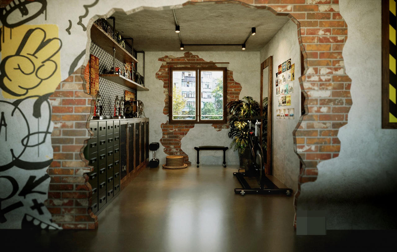 Chi 600 triệu cải tạo căn hộ chung cư cũ bị bỏ quên theo phong cách ‘loang lổ’