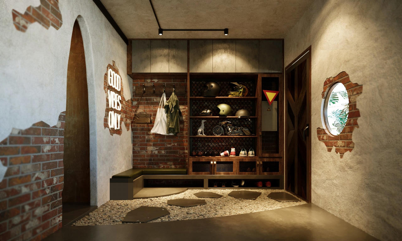 Chi 600 triệu cải tạo căn hộ chung cư cũ bị bỏ quên theo phong cách ‘loang lổ’