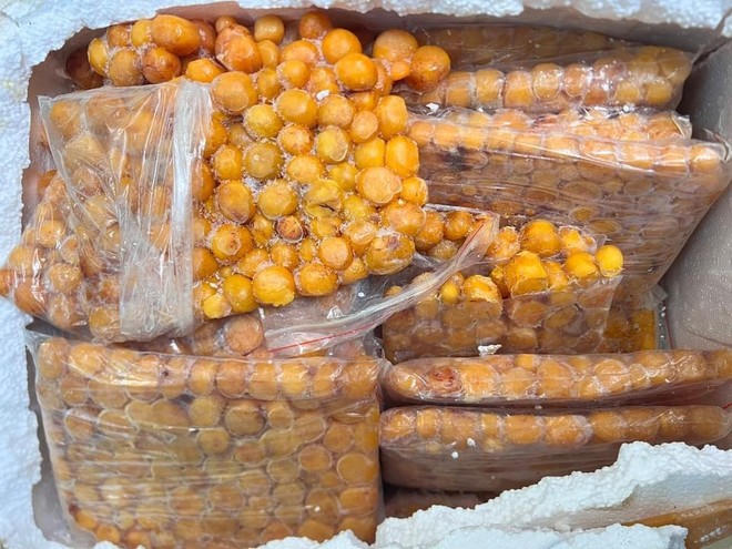 Thu giữ 1,8 tấn trứng non, nầm lợn đang phân hủy