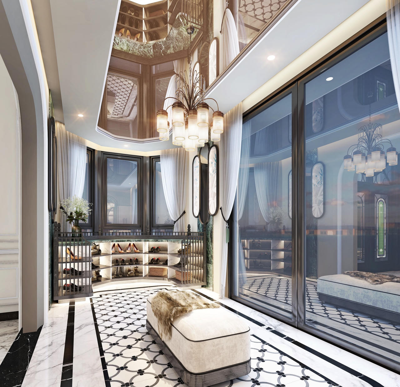 Mang phong cách Neo Classic vào căn villa rộng hơn 1000m2 giữa trung tâm Sài Gòn