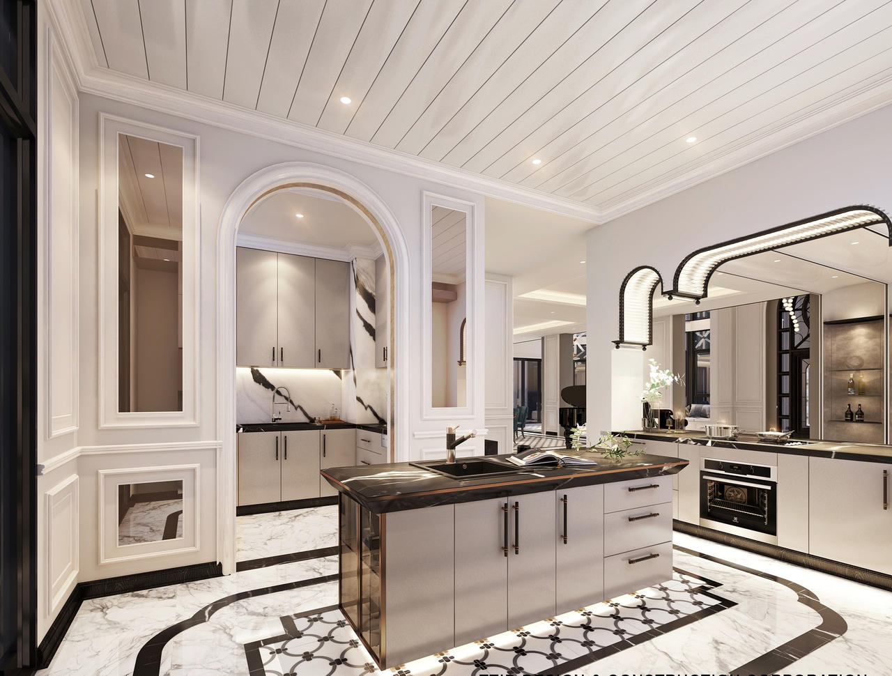 Mang phong cách Neo Classic vào căn villa rộng hơn 1000m2 giữa trung tâm Sài Gòn