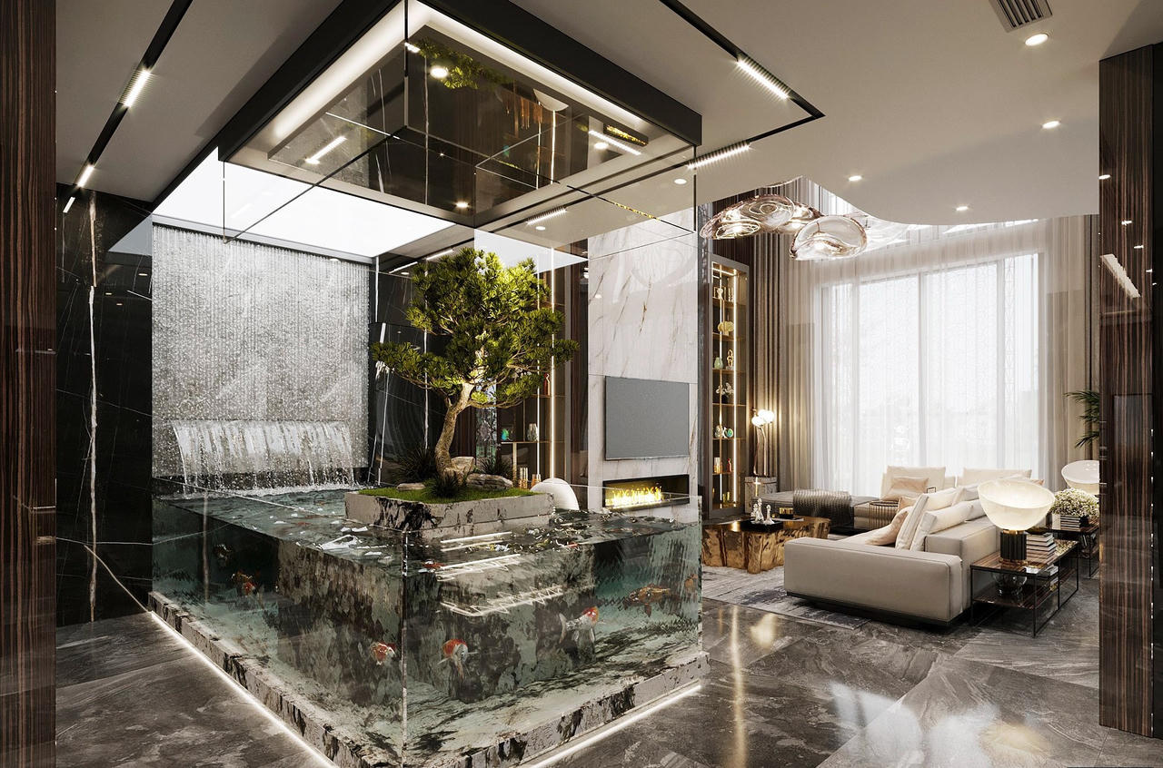 “Đã mắt” với căn biệt thự mang phong cách Modern Luxury