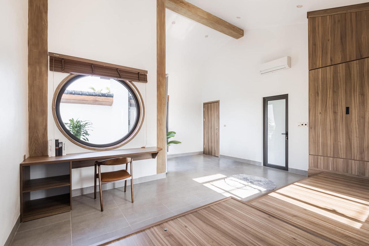 Ngôi nhà mang kiến trúc hiện đại của Nhật Bản và phong cách bình dị của làng quê Việt Nam