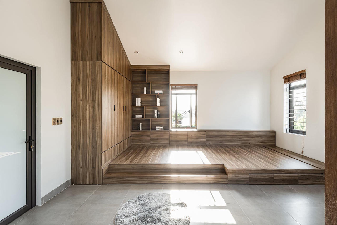 Ngôi nhà mang kiến trúc hiện đại của Nhật Bản và phong cách bình dị của làng quê Việt Nam