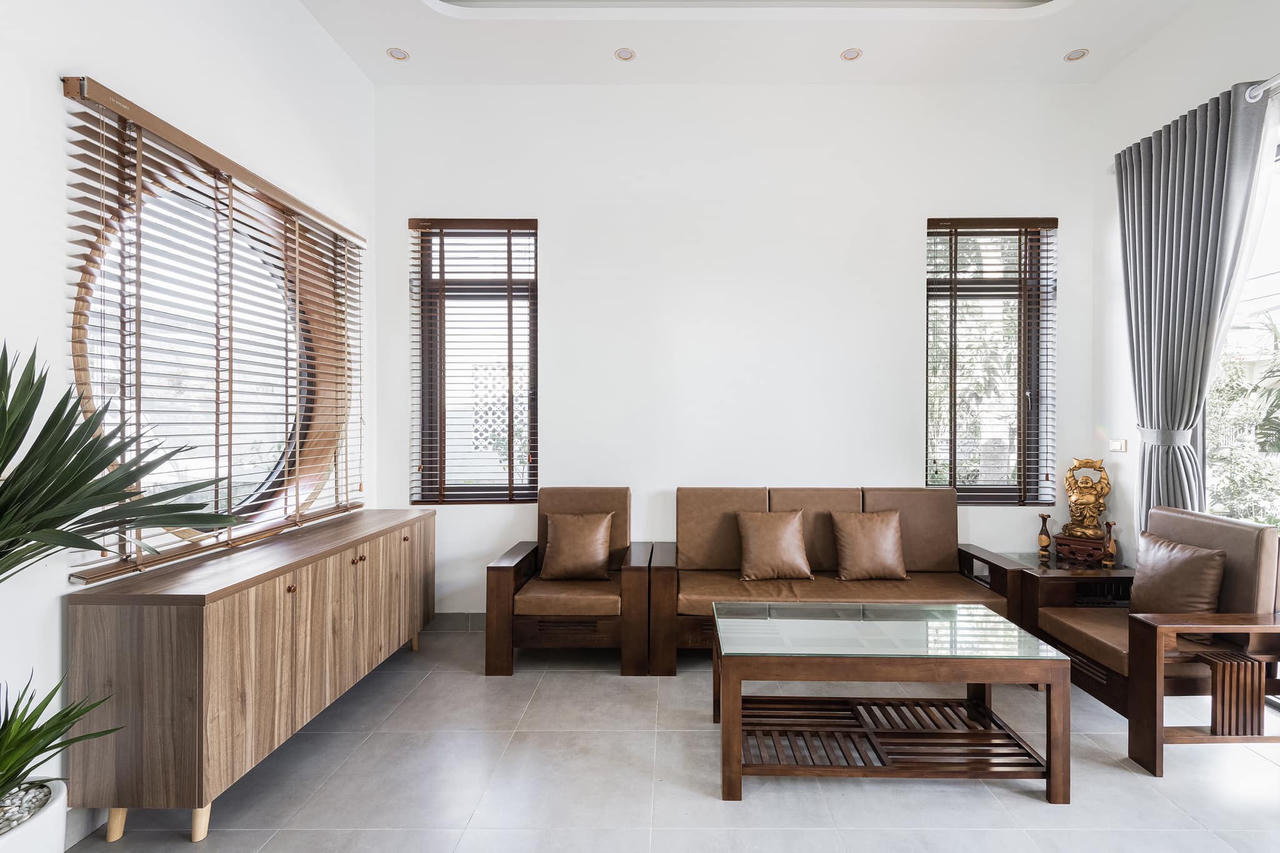 Ngôi nhà mang kiến trúc hiện đại của Nhật Bản và phong cách bình dị của làng quê Việt Nam