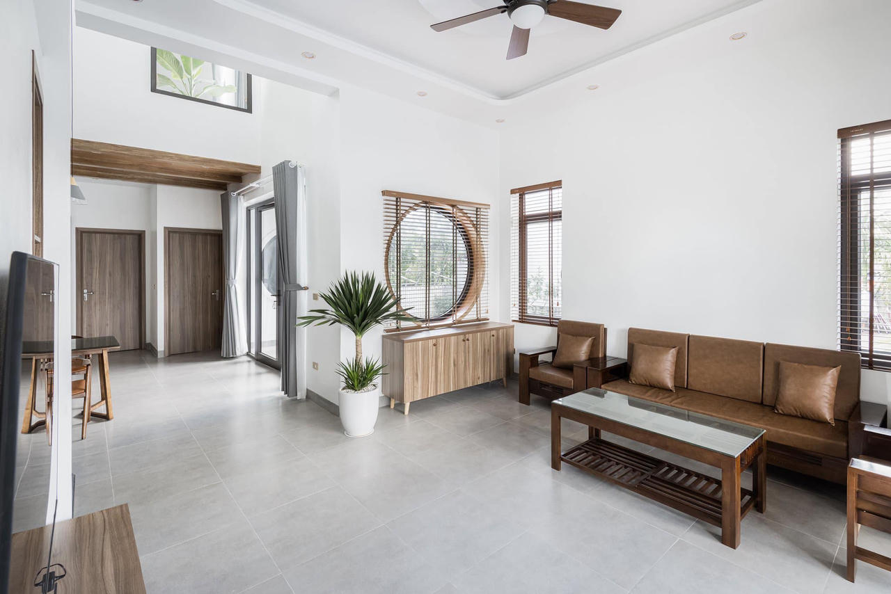 Ngôi nhà mang kiến trúc hiện đại của Nhật Bản và phong cách bình dị của làng quê Việt Nam