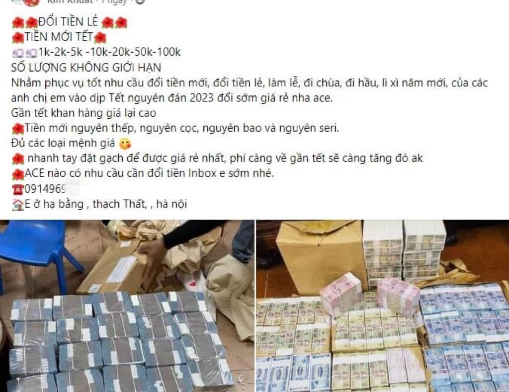 Bất chấp quy định pháp luật: Thị trường đổi tiền lẻ vẫn “nóng” từng ngày