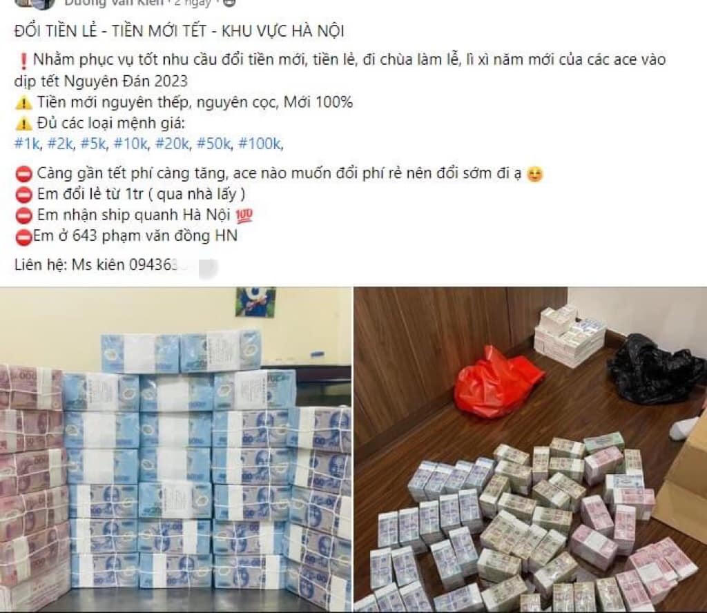 Bất chấp quy định pháp luật: Thị trường đổi tiền lẻ vẫn “nóng” từng ngày