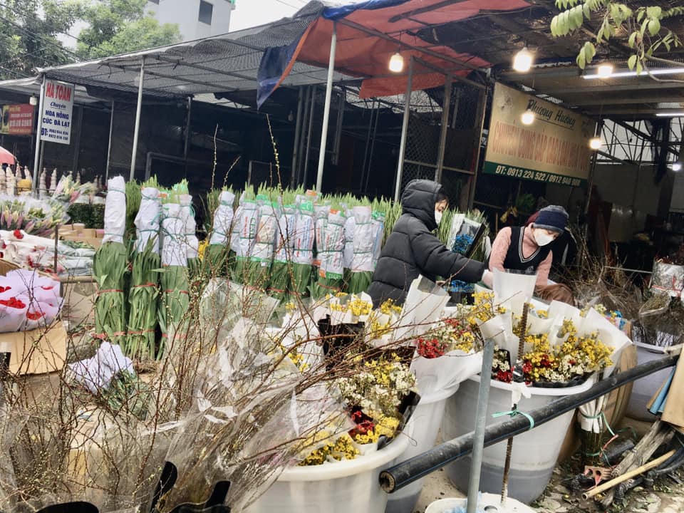 'Thủ phủ' hoa đầu mối lớn nhất miền Bắc tấp nập ngày 27 Tết