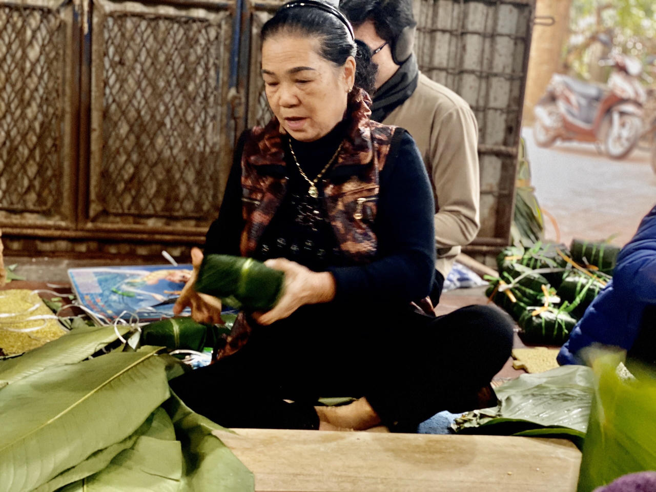 Làng bánh chưng Diệm Xuân “đỏ lửa” ngày cận Tết