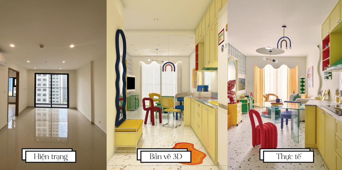 Căn hộ nhiều sắc màu của chàng trai độc thân