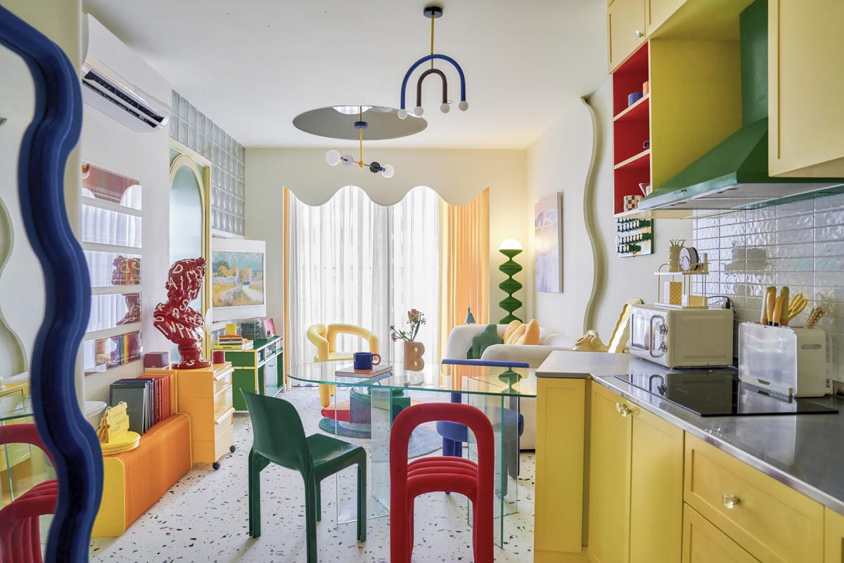 Căn hộ nhiều sắc màu của chàng trai độc thân